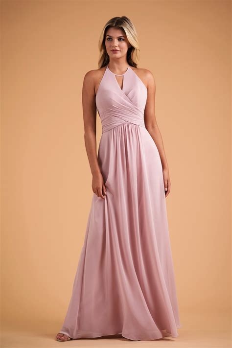 Halter Neck Dress Chiffon