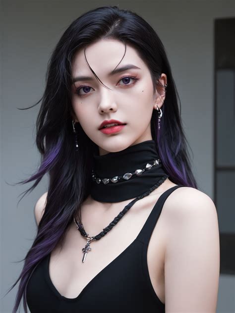 Goth girl,goth girl 1girl,1gir | image created by | Tensor.Art