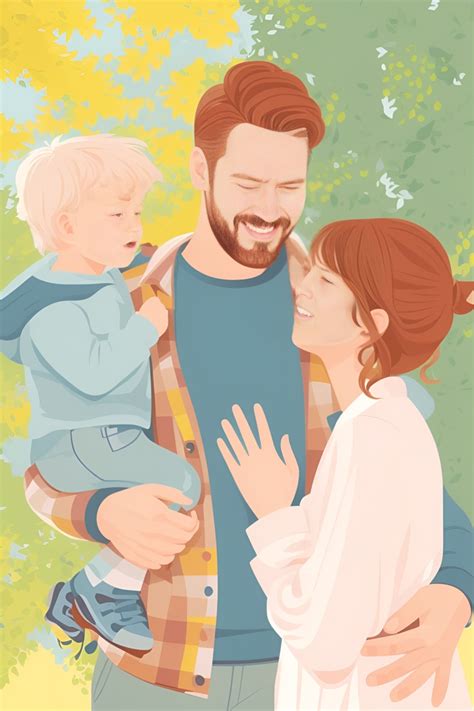 Custom family portrait painting from photo