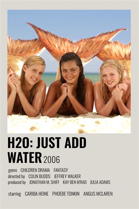 H2O Minimalist Poster | Iconic movie posters, Movie character posters ...