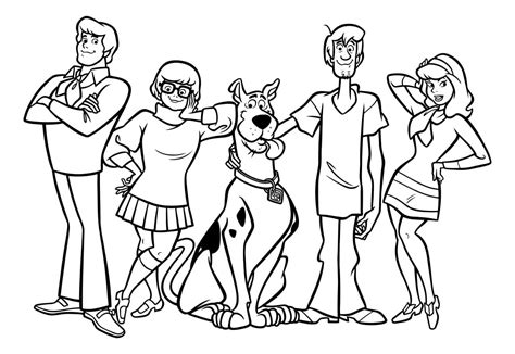 Desenho De Scooby Doo - Desenhos de Scooby Doo para colorir - 100 Desenhos para colorir
