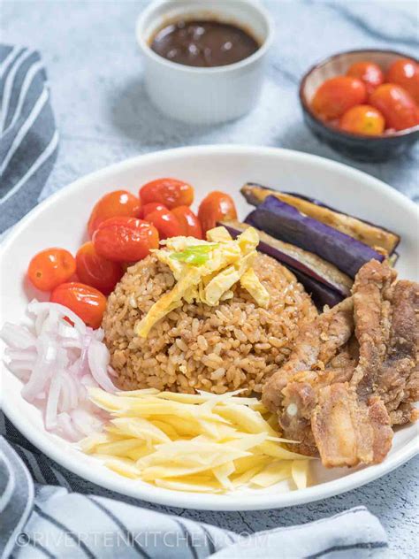 Bagoong Rice (Shrimp Paste Fried Rice) - Riverten Kitchen