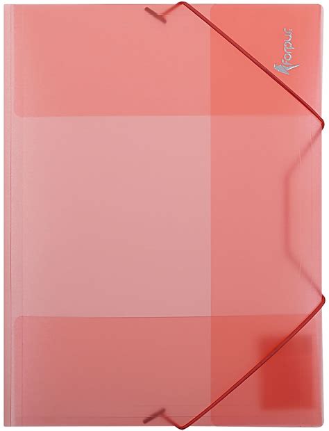 store.bg - Папка с ластик - Цвят корал - Формат A4