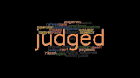 JUDGED: Synonyms and Related Words. What is Another Word for JUDGED ...