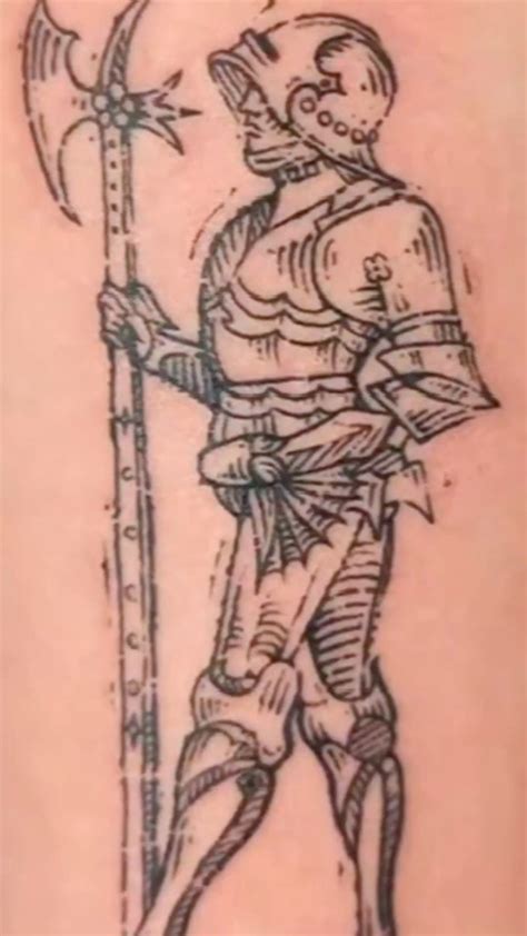 medieval knight tattoo knights  chivalry drawing landsknecht