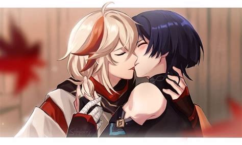 кадзускары | Cute couple art, Ship art, Fan art