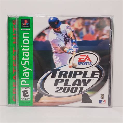 Triple Play 2001 (Sony PlayStation 1) Greatest Hits RARE Version EA