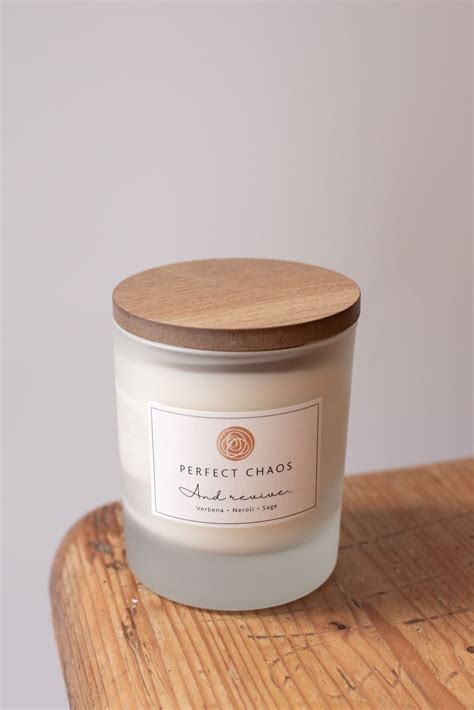 Frosted Glass Candle - And Revive – Perfect Chaos