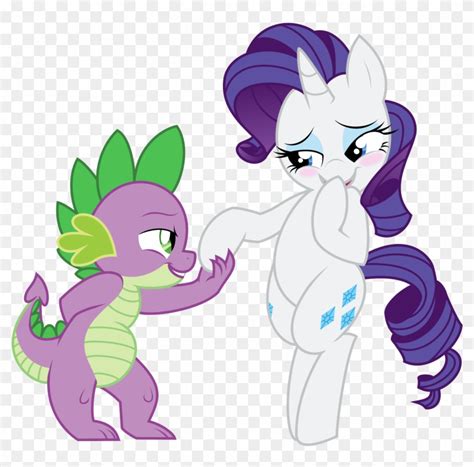 Spike The Gentledragon By Tyler611 - Mlp Rarity X Spike - Free ...