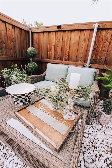 Our Back Porch Oasis + 10 Small Backyard Patio Ideas