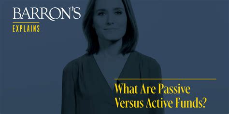 passive  active funds barrons
