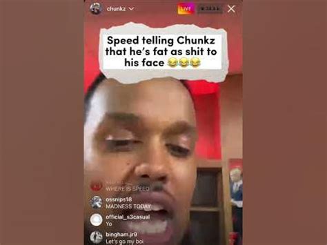 Speed telling Chunkz to his face that he’s fat as s**t 😂 Chunkz unfazed ...