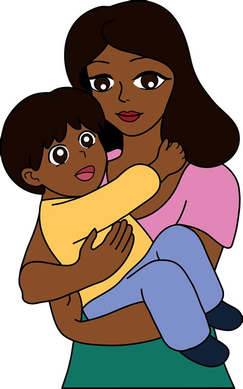 Black mother clipart - Clip Art Library