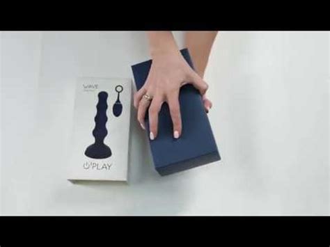 O'Play WAVE-анальная вибровтулка с пультом ДУ - YouTube