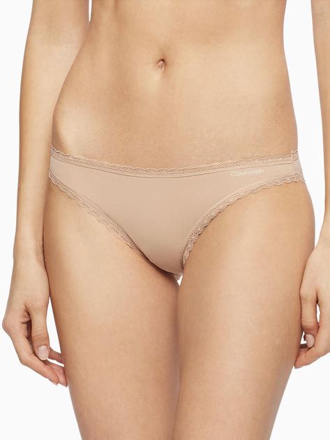 Трусики-бикини Calvin Klein Underwear 919119150 XL Бежевые (1159775640 ...