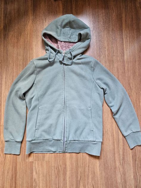 Uniqlo Green Fleece Jacket, Women's Fashion, Coats, Jackets and ...