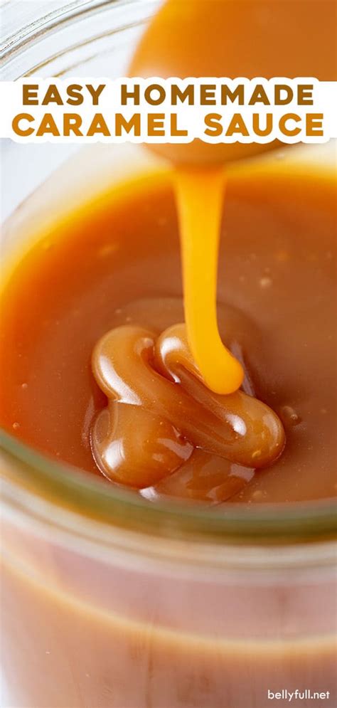 quick  easy caramel sauce recipe belly full