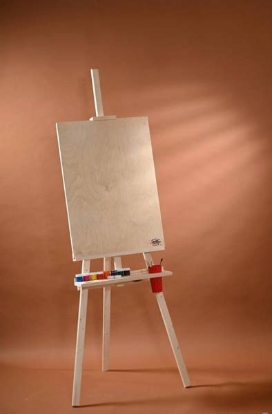 Напольный мольберт с планшетом 50*70 и полочкой со стаканом - купить с ...