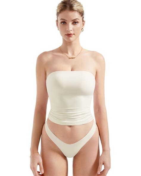 SUUKSESS Women Sexy Tube Top Summer Y2K Going Out Tops Casual