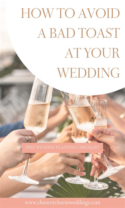 How To Avoid A Bad Toast At Your Wedding | Wedding toasts, Wedding