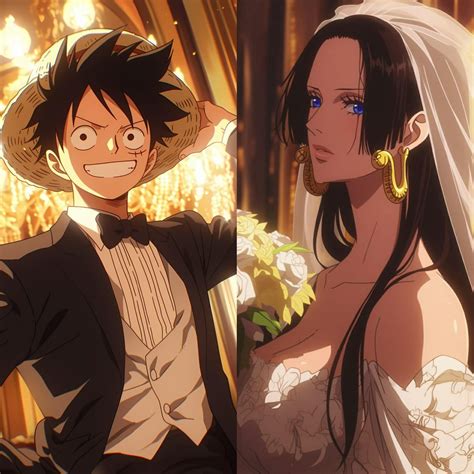 Luffy x boa hancock | One piece couple, Luffy and boa hancock, Luffy y