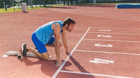 man running lateral view stock   royalty  stock