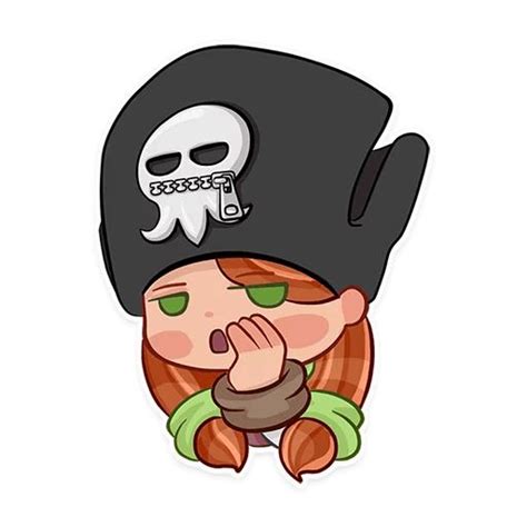 Набор стикеров для Telegram «Пират Катюша»