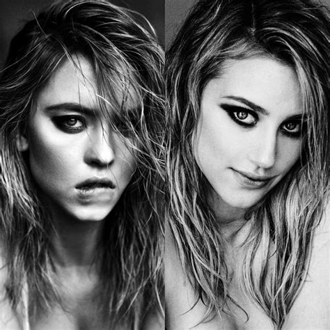 I wanna facefuck Sydney Sweeney and Lili Reinhart until their makeup