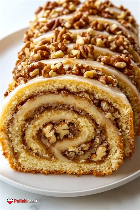 Traditional Polish Nut Roll Recipe (Rolada Orzechowa)