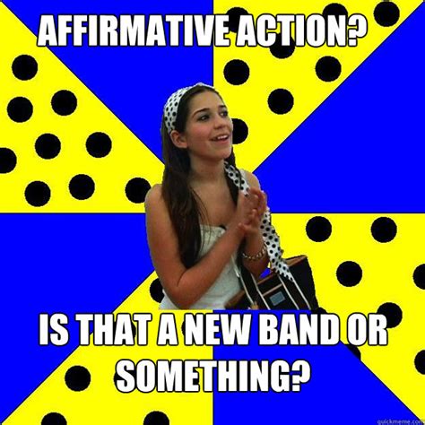 affirmative action     band   sheltered