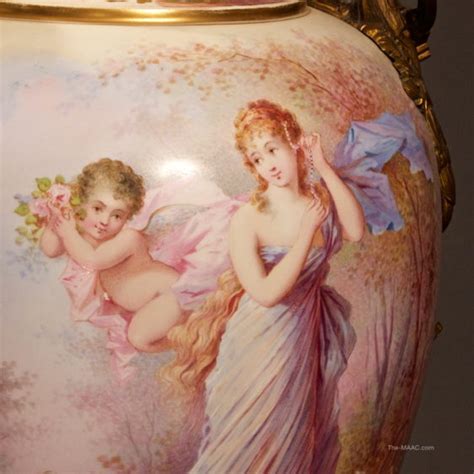 Pair of Sevres Porcelain Vases - Manhattan Art and Antiques Center