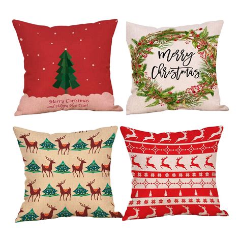 50% off Christmas Pillow Covers - 4 Pack - Deal Hunting Babe