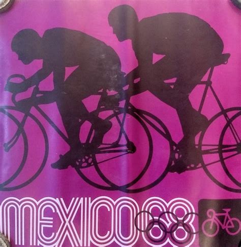 Mexico 68 Olympics Original Posters with Pictograms for Each Sport