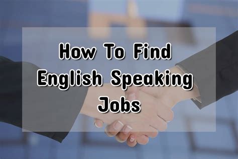 english speaking jobs  germany    find   work