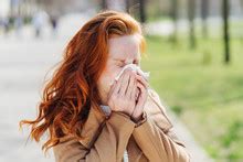 Woman With A Hay Fever Free Stock Photo - Public Domain Pictures