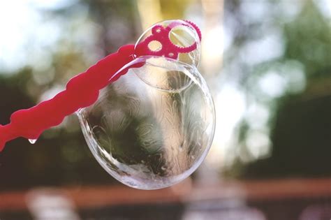 premium photo bubble wand