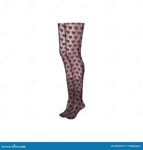 tights female cartoon vector illustration stock vector illustration