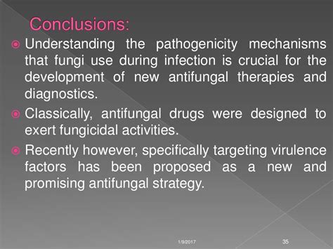 Virulence factors of fungi