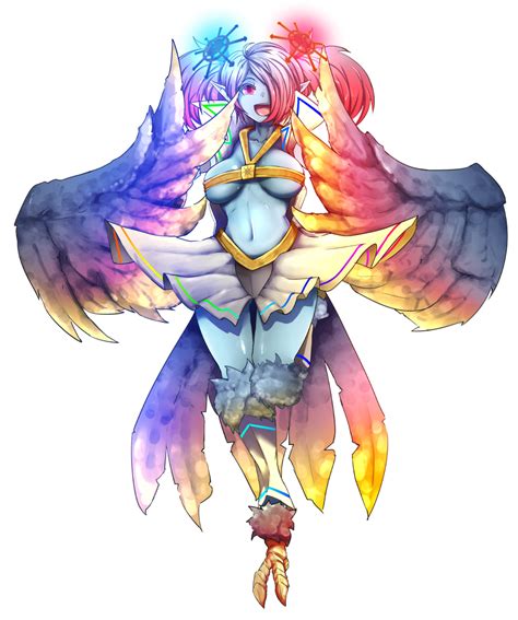 monster girl encyclopedia enciklopediia devusek monstrov harpy