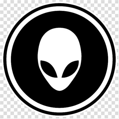 high quality alienware logo white transparent png images art