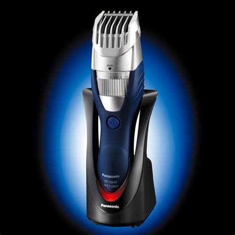Amazon.com : Panasonic ER-GB40-S Cordless Moustache & Beard Trimmer Wet ...