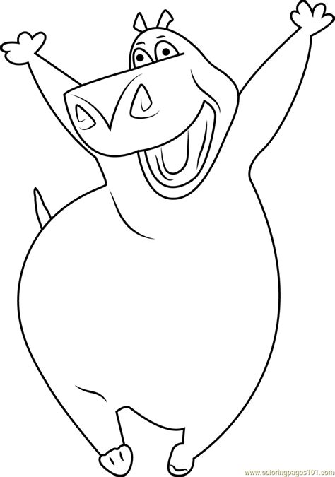 Coloring Pages | Madagascar Coloring Flag Page Colouring