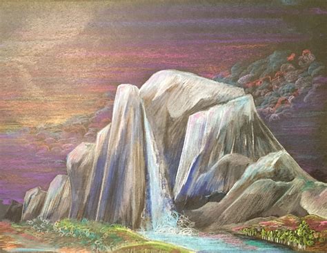 √ Colored Pencil Landscape