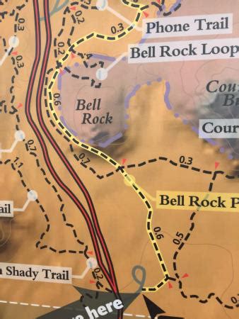 Sedona Bell Rock Trail Map