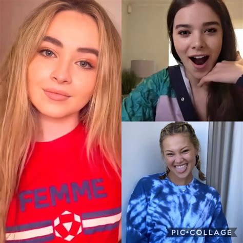Sabrina Carpenter, Hailee Steinfeld, and Olivia Holt. 1) Public sex 2