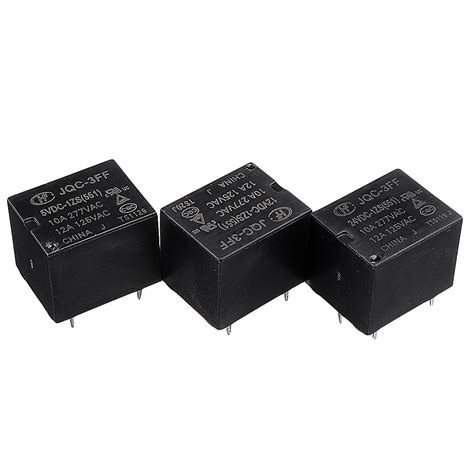 New 5Pcs HF3FF-JQC-3FF- 5VDC-1HS 12VDC-1HS 24VDC-1HS DIP4 5V 12V 24V DC ...