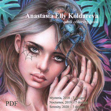 Раскраски Анастасии Колдаревой [и прочее Творчество Элли] - ColoringBooks