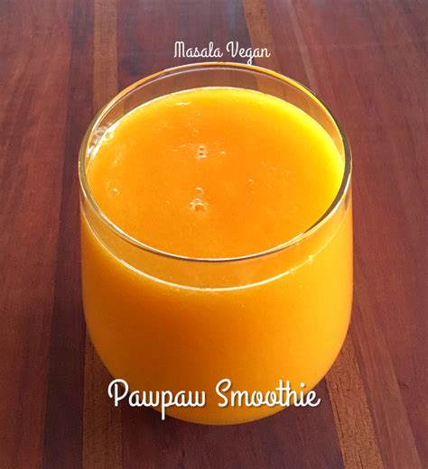 PawPaw Golden Smoothie – Masala Vegan
