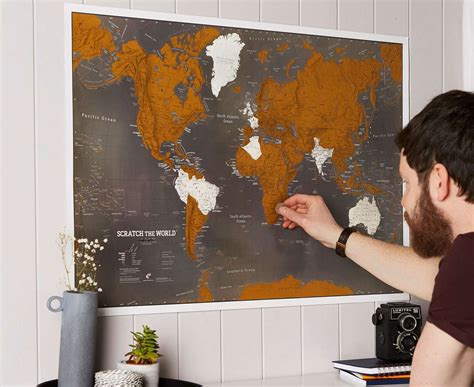 Review: Scratch-Off Travel Map Unveils Your Wanderlust | Giftslessordinary