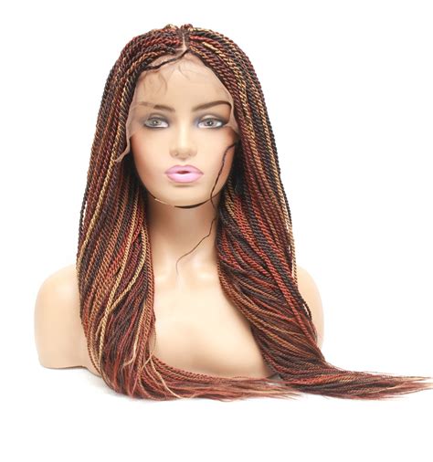 Senegalese Twist Braided Wigs Lace Front Wig hand Made Wig - Etsy
